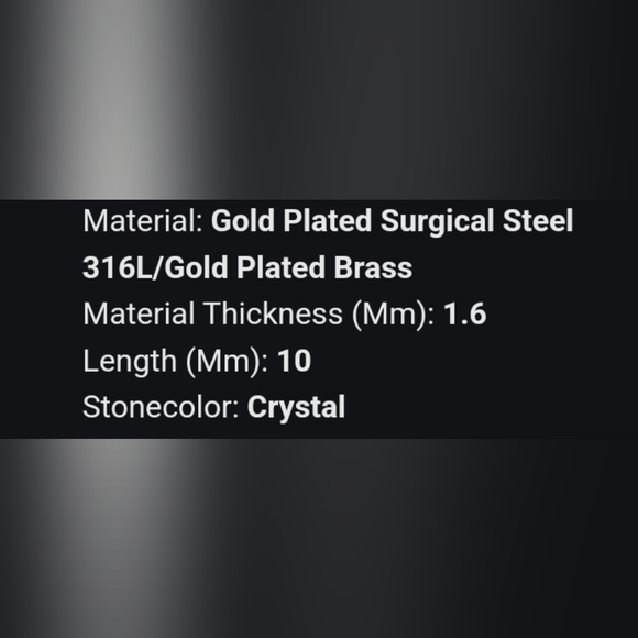 Flower belly button piercing navel piercing - Picture 4 of 4